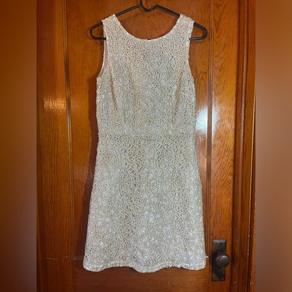 RSVP white knee length dress Size: M